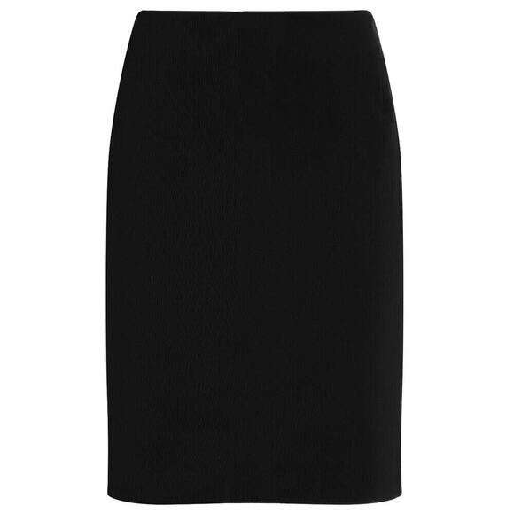 Alexander Wang Ponte Knit Skirt Pencil Back Zip Black Bandage Formfittin…